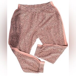 Vs pink leopard print sweatpants
